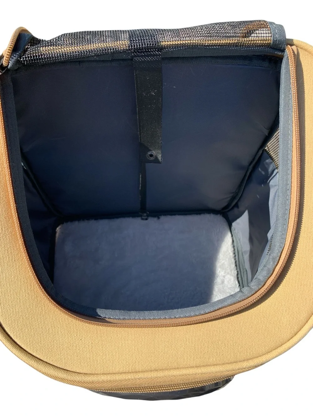 Bubble Window Tan Cat Carrier Backpack for Travel